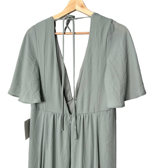 Show Me Your Mumu Faye Dress Green Bouquet NEW - Picture 6 of 7